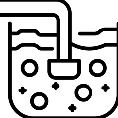 water aeration icon.