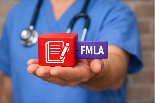 Concept of FMLA Family Medical Leave Act..