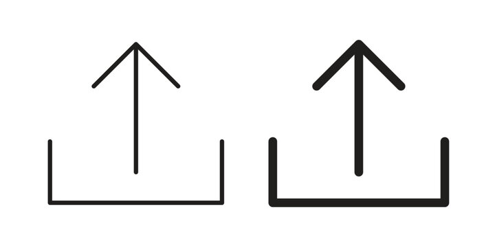 Upload icon suitable vector symbol for graphic design, logo, web site, social media