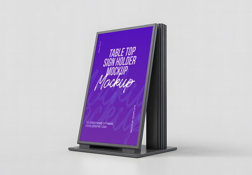 Interactive Floor Stand Mockup