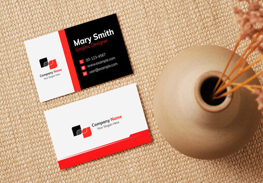 Minimalist Business Card Mockup