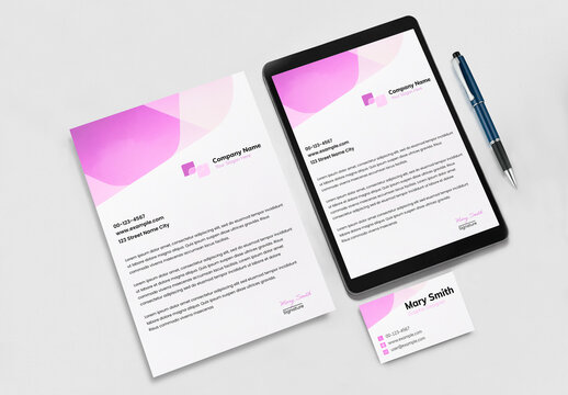 Professional Tablet Branding Mockup