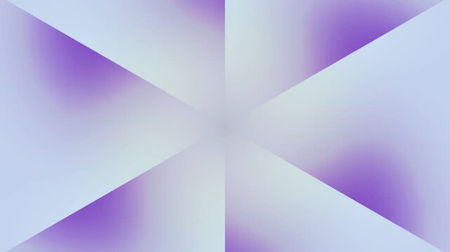 Abstract geometric pattern with purple and blue hues, featuring intersecting triangles in a symmetrical design against a clean white background.