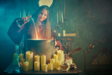 Fototapeta premium Wizard Potion Ritual