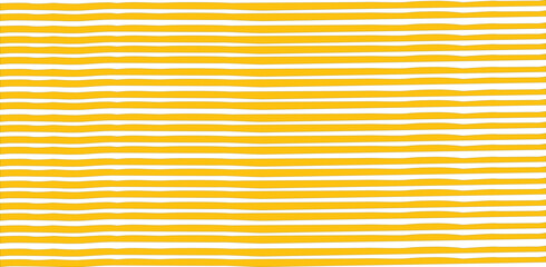Obraz premium Abstract background with horizontal yellow parallel lines on white backdrop for modern minimalist pattern texture and creative graphic design.