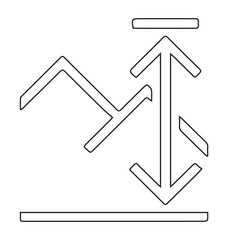 Graph and Up Down Arrow