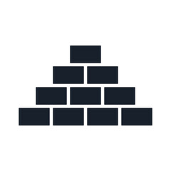 Brick wall pyramid © KangBekgron