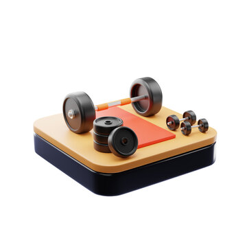 3D Dumble Sports Icon