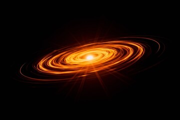 Fototapeta premium Galactic spiral with bright core