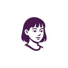Asian Girl Logo