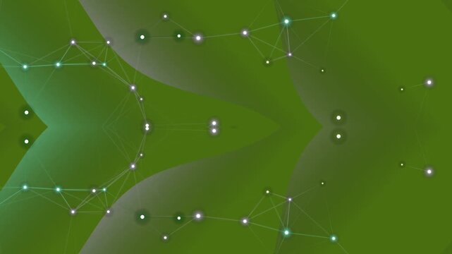 Particle Spiral featuring Neon Highway Overlay in Green and Black Abstract Motion Loop, 2K Seamless Video Background for Creative Art v20260225192732