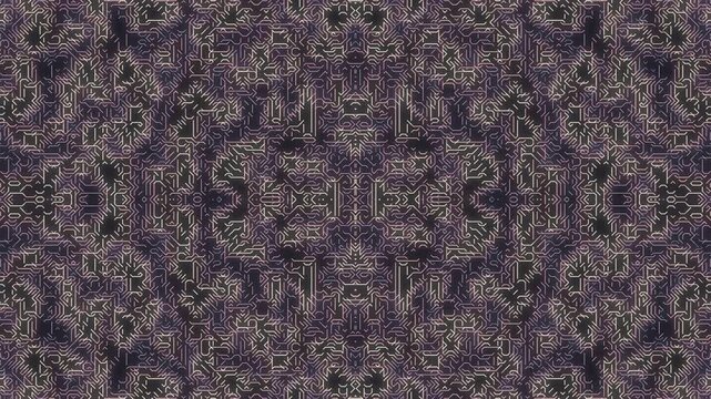 Molecular Network with Neon Highway Abstract Motion Background Loop, Brown and Black Colors 2K Seamless Video Footage for Creative Art v20260225192805