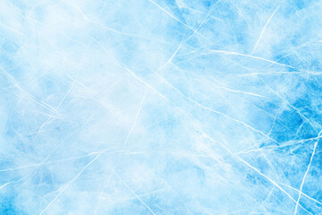 Fototapeta premium Blue ice surface texture