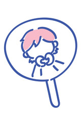 アイドルやキャラクターのうちわ｜推し活グッズ