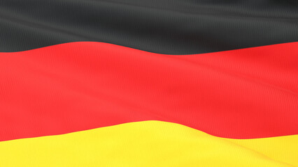 Obraz premium germany national flag 3d illustration background 