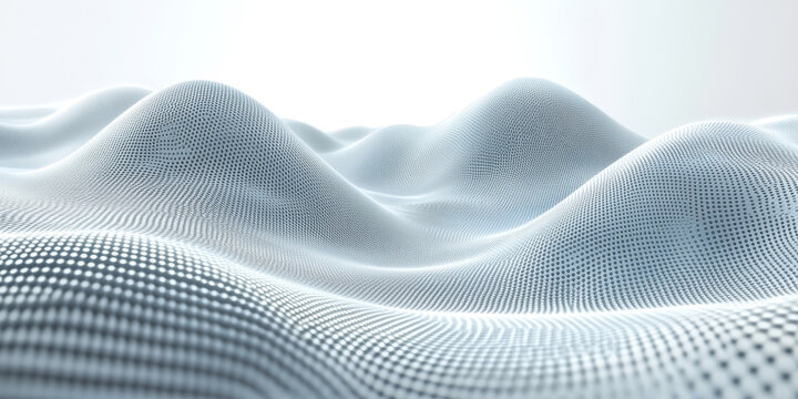 Wavy dot matrix pattern