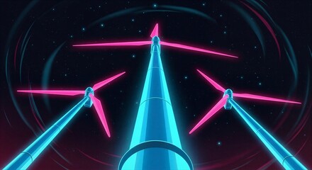 Futuristic Wind Turbine Design