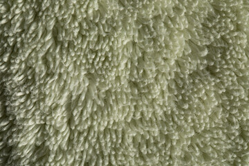 texture of a light green bath towel