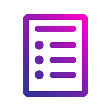 brief line gradient icon