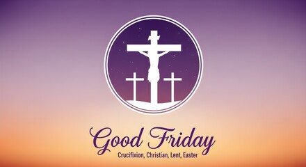 Fototapeta premium Good friday reflections a day of sacrifice and redemption through jesus christ's crucifixion
