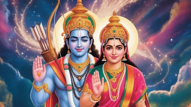 Rama Sita as the centre of the universe