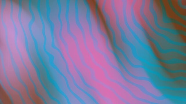 Abstract pink teal and brown wavy lines pattern ideal for backgrounds, wallpapers, wrapping paper, textiles, and digital designs. Versatile and modern.