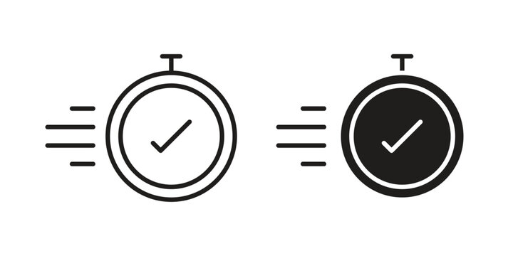 quick response icon vector. EPS 10 editable vector bundle