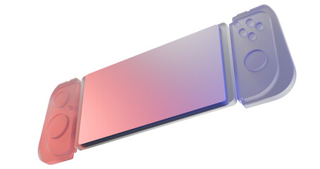 3d render transparent game console illustration © Hary