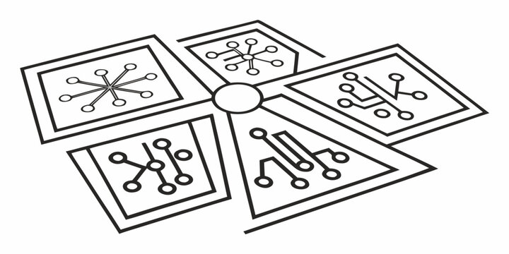 A collection of various playing cards spread out on a table Vector