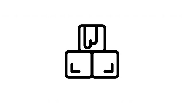 ice cube animated icon