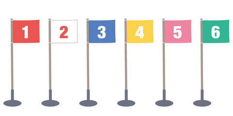 順位旗