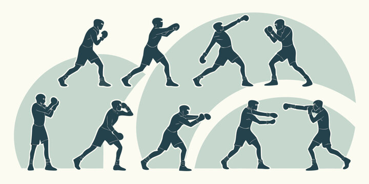 A sequence of a person performing a baseball swing with a bat Vector