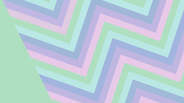 Soft pastel zigzag pattern creates a calming and dynamic geometric background, perfect for design projects and modern digital presentations