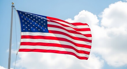 Obraz premium Flag day celebration honoring the adoption of the united states flag