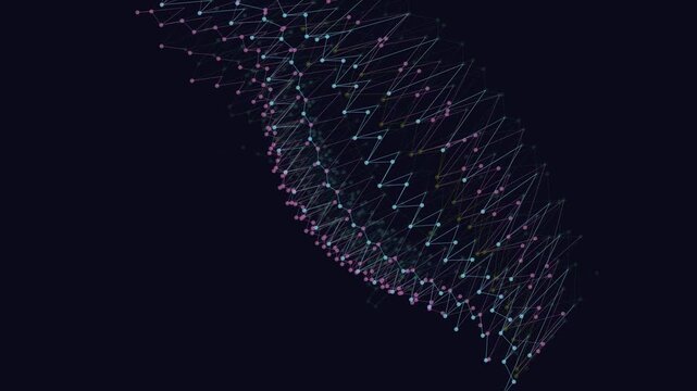 Abstract black and white background featuring a magic glowing star pattern and bright winter snow illustration for a holiday celebration wallpaper