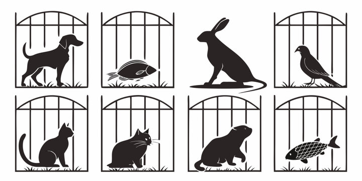 A visual representation of the skinner box experiment with rats and levers Vector