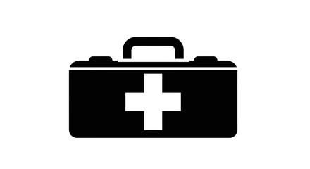 Fototapeta premium First Aid Kit Box Medical Emergency.