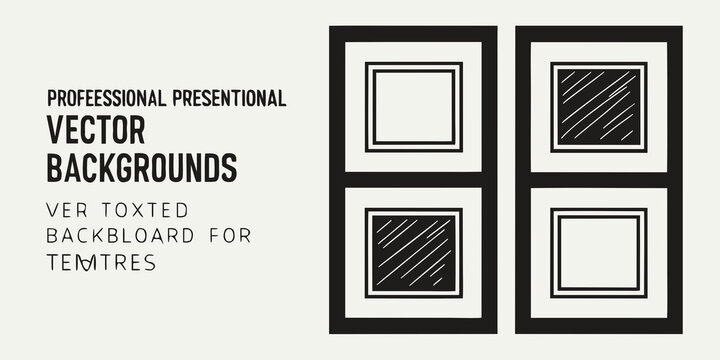 Professional presentation backgrounds for powerpoint and google slides Vector
