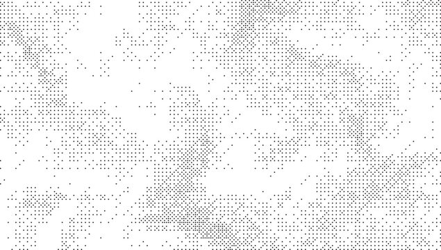 Halftone pattern with small black dots on white background for graphic design  texture effect