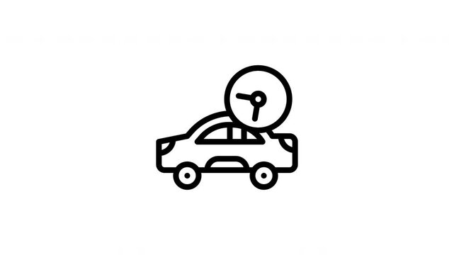time travel animated icon