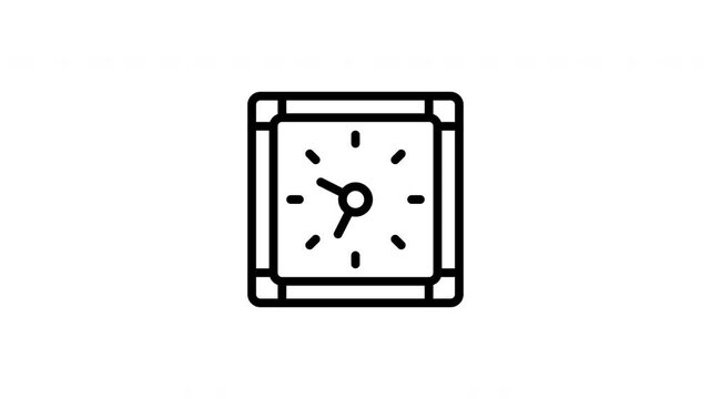 wall clock animated icon