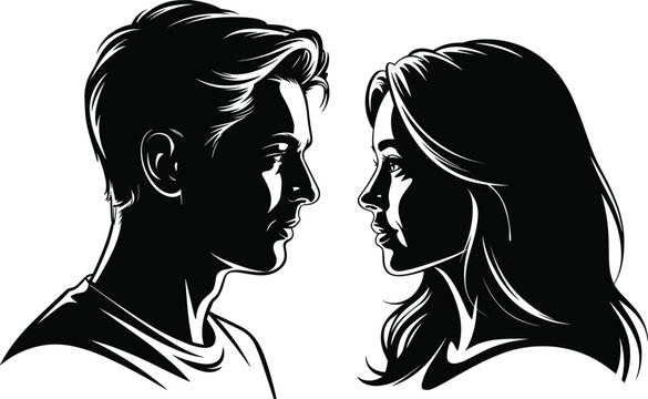 Advanced Artificial Intelligence Concept with Glowing Digital Neural Network and Human Brain Silhouette for Future Technology Data Processing and Cybersecurity Connection Background