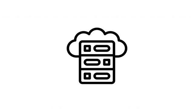 cloud animated icon