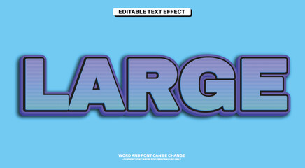 Large Gradient 3D Editable Text Effect