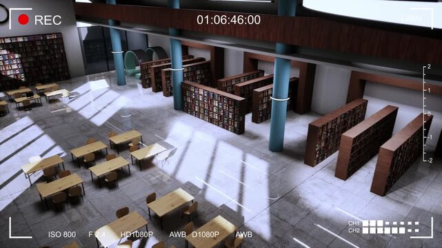 Online CCTV Surveillance Of Library
