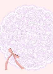 レース　リボン