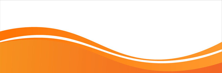 Vector orange line background curve element with white space for text and message design, overlapping layers, vector © Irsyad