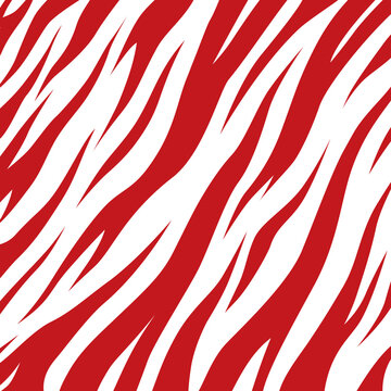 background texture tiger stripe red white pattern