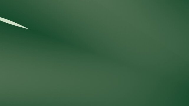 A pale green gradient background with two dark green ovals arranged diagonally