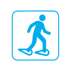 Snowshoeing Activity Symbol